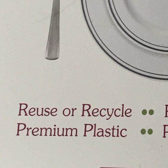 Premium Quality Plastic Dinnerware Set /Reusable - Picture 6 of 7